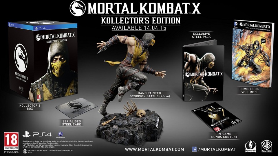 Mortal Kombat Kollektor's Edition PS4 sadrzaj