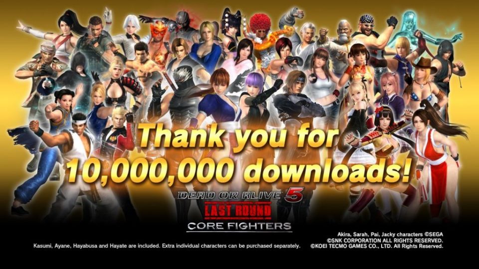 Dead or Alive 5: Last Round Core Fighters prešao 10 milijuna downloada ...