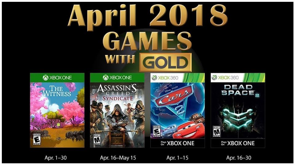 Computer Game Gold Ovako izgleda Games with Gold lineup za travanj | GoodGame.hr